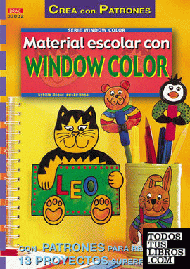 Serie Window Color nº 2. MATERIAL ESCOLAR CON WINDOW COLOR