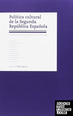Política cultural de la Segunda República Española