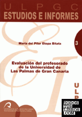 Evaluación del profesorado de la Universidad de Las Palmas de Gran Canaria