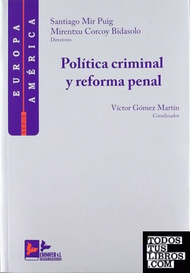 POLITICA CRIMINAL Y REFORMA PENAL