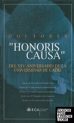 Doctores "Honoris Causa" del XXV Aniversario de la Universidad de Cádiz
