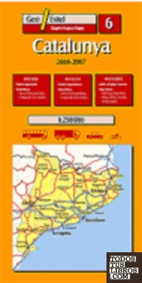 Catalunya, 2006-2007, E 1:250.000, 1 cm = 2,5 Km