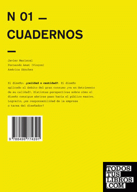 Cuadernos 01 - Diseño: ¿calidad o cantidad?