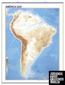 North America / South America, physical / political