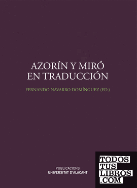 Azorín y Miró en traducción