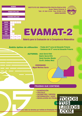 EVAMAT-2 Batería para la Evaluación de la Competencia Matemática