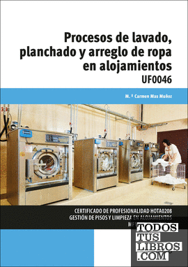 Procesos de lavado, planchado y arreglo de ropa en alojamientos Procesos de lavado, planchado y arreglo de ropa en alojamientos