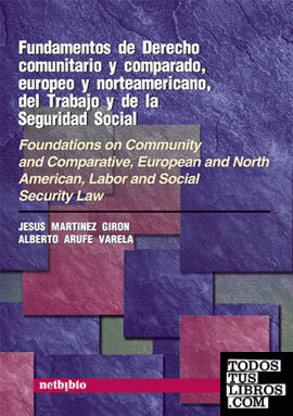 Fundamentos de Derecho Comunitario y Comparado, Europeo y Norteamericano, del Tr