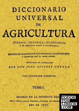 Diccionario Universal de Agricultura (16 Tomos)