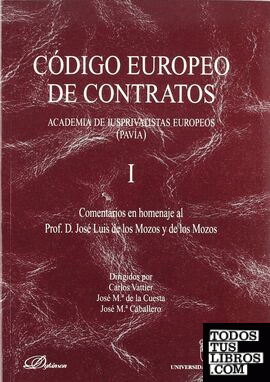 Código europeo de contratos