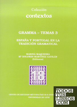 Gramma-Temas 3. España y portugal en la tradición gramatical