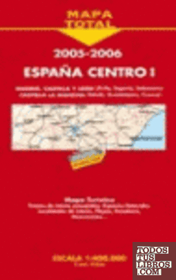 Mapa de carreteras a escala 1:400.000 España Centro I, 2005-2006