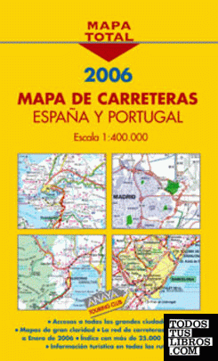 Mapa de carreteras de España y Portugal E 1:400.000, 2006