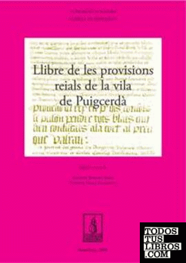Llibre de provisions reials de la Vila de Puigcerdà