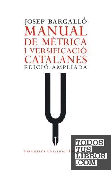Manual de mètrica i versificació catalanes.