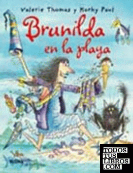 Bruja Brunilda en la playa