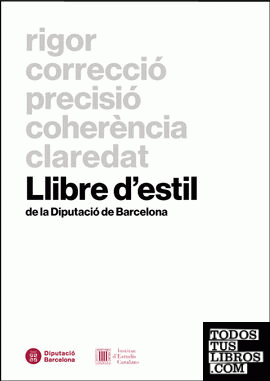 Llibre d'estil de la Diputació de Barcelona