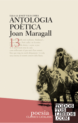 Antologia poètica de Joan Maragall. Edició 2017