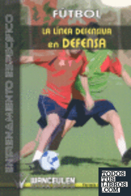 Fútbol la línea defensiva en defensa