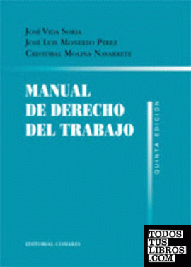 MANUAL DE DERECHO DEL TRABAJO.