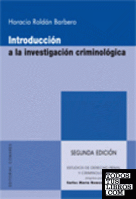 Introducción a la investigación criminológica