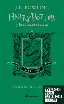 Harry Potter y la cámara secreta (edición Slytherin del 20º aniversario) (Harry Potter 2)