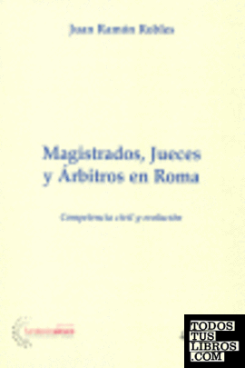 Magistrados, Jueces y Árbitros en Roma