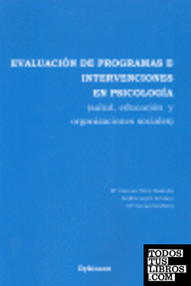Evaluación de programas e intervenciones en psicología