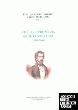 José de Espronceda en su centenario (1808-2008)