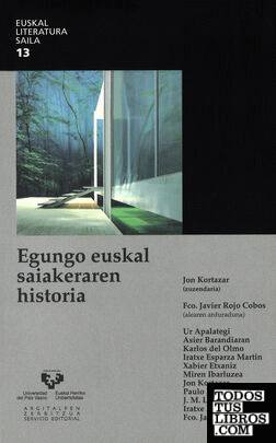 Egungo euskal saiakeraren historia
