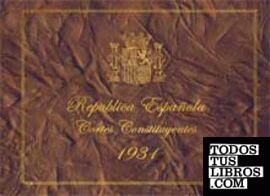 República Española. Cortes Constituyentes de 1931