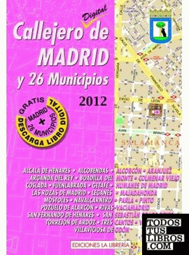 Callejero digital de Madrid y 26 municipios 2012