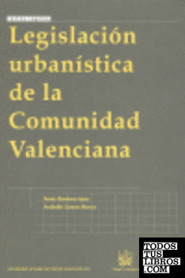 Legislación urbanística de la Comunidad Valenciana
