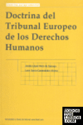 Doctrina del Tribunal Europeo de los Derechos Humanos