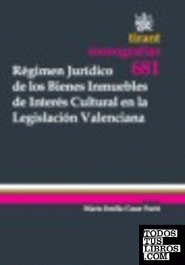 Régimen Jurídico de los Bienes Inmuebles de Interés Cultural en la Legislación V