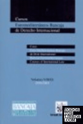 Cursos Euromediterráneos Bancaja de Derecho Internacional Vol. VIII/IX 2004/2005