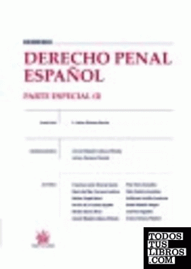 Derecho Penal Español Parte especial (I)