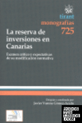 La reserva de inversiones en Canarias