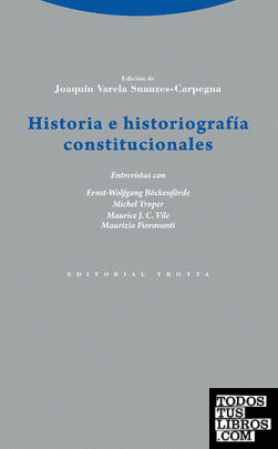 Historia e historiografía constitucionales