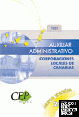 Oposiciones Auxiliar Administrativos, Corporaciones Locales de Canarias. Test