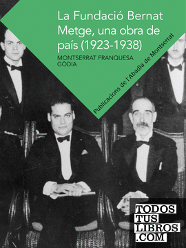 La Fundació Bernat Metge, una obra de país (1923-1938)
