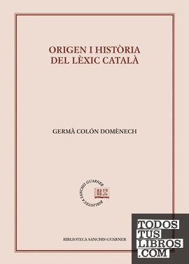 Orígen i història del lèxic català