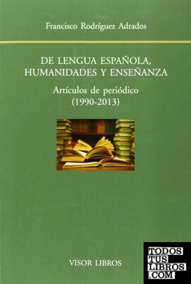 De lengua española, humanidades y enseñanza
