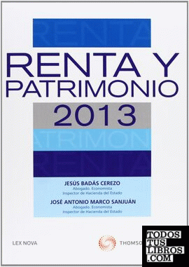 RENTA Y PATRIMONIO 2013