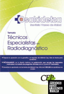 Oposiciones Técnico Especialista Radiodiagnóstico, Servicio Vasco de Salud-Osakidetza. Temario