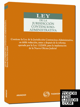 Ley de la Jurisdicción Contencioso-Administrativa (Doble versión)