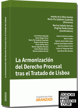 La armonización del derecho procesal tras el tratado de Lisboa