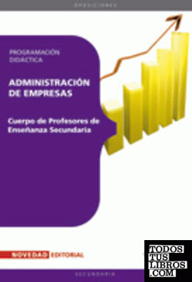 Cuerpo de Profesores de Enseñanza Secundaria. Administración de Empresas (ADE). Programación didáctica