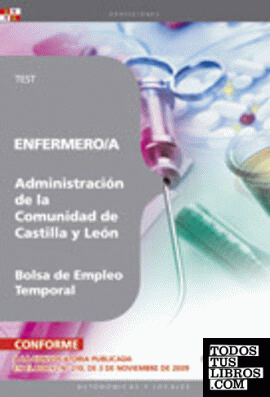 Enfermero/a de la Administración de Castilla y León. Bolsa de Empleo Temporal.  Test