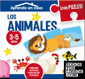 APRENDO EN CASALOS ANIMALES PUZLES EDUCATIVOS ( 3-5 años)